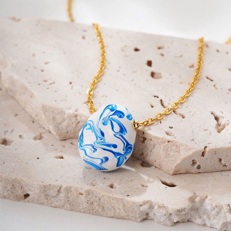 Buddha Stones, Kupfer, Reichtum, Heilung, Wassertropfen-Anhänger, Halskette - image 1