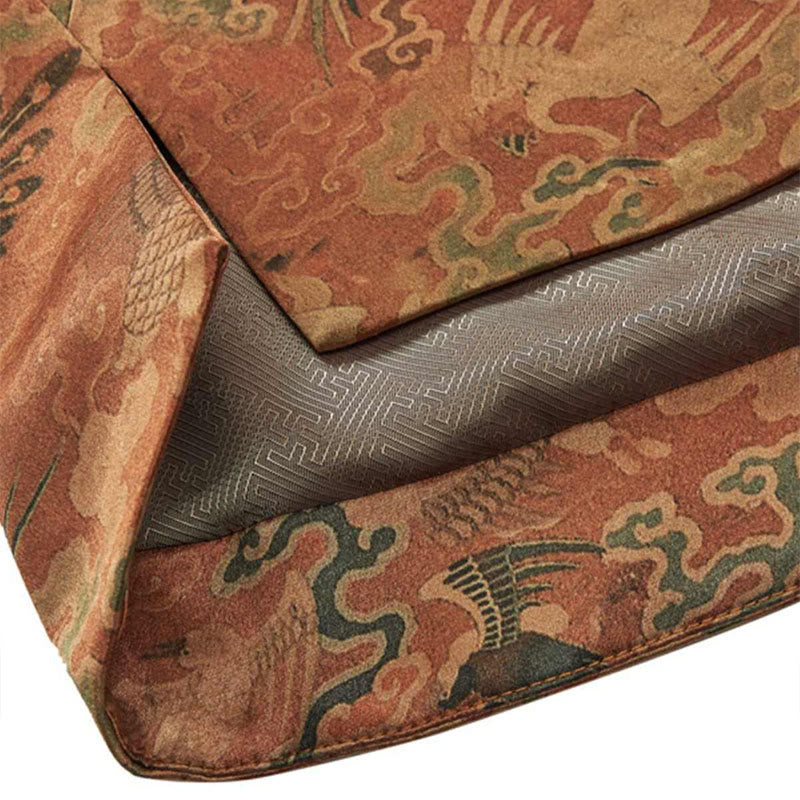 Buddha Stones 100 % Maulbeerseide 30 Momme Phoenix Auspicious Clouds Langarm-Herrenjacke - image 8