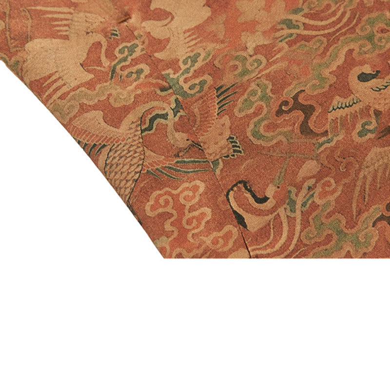 Buddha Stones 100 % Maulbeerseide 30 Momme Phoenix Auspicious Clouds Langarm-Herrenjacke - image 10