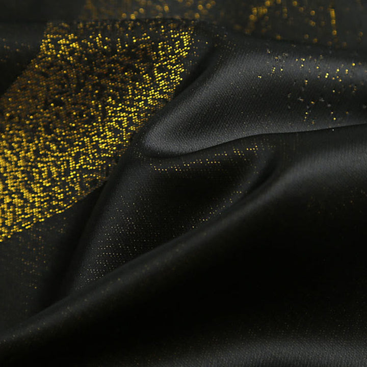 Buddha Stones Cloud-Dyed Golden Mountain Crane Frog-Button Langarm-Herrenjacke mit Taschen - image 12