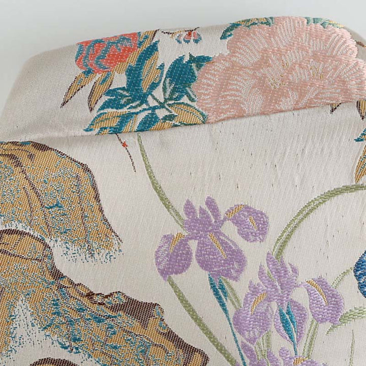 Buddha Stones Mandarin Duck Pfingstrose Blume Frosch-Knopf Langarm Herrenjacke mit Taschen - image 4