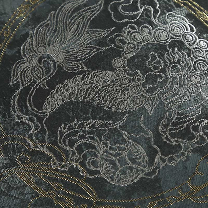 Buddha Stones Kirin Mountains Frog-Button Langarm Herrenjacke mit Taschen - image 11