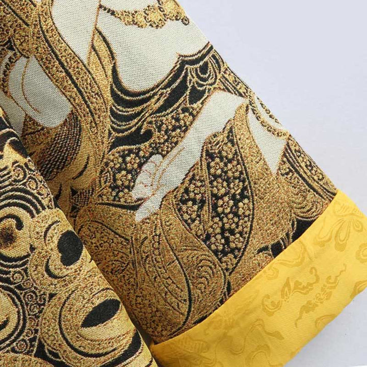 Buddha Stones Avalokitesvara Guanyin Frosch-Knopf Langarm Herrenjacke - image 11