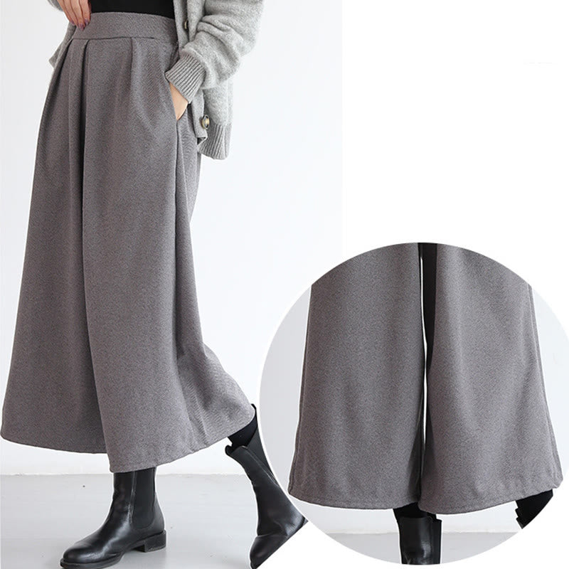 Buddha Stones – Schlichtes Design mit elastischem Bund, Damenhose mit weitem Bein und Taschen in den Längen 7–8 - image 7