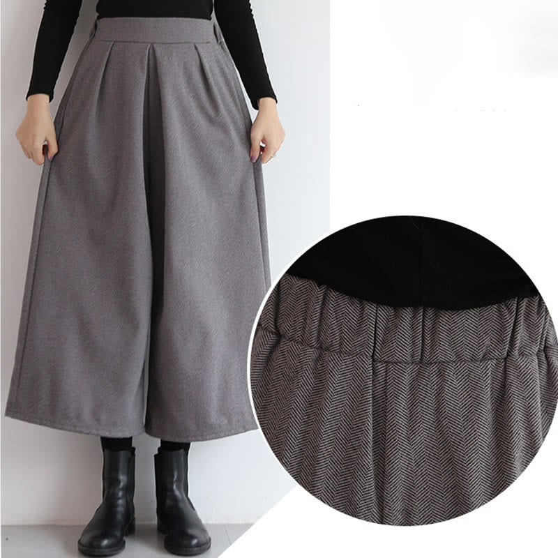 Buddha Stones – Schlichtes Design mit elastischem Bund, Damenhose mit weitem Bein und Taschen in den Längen 7–8 - image 10