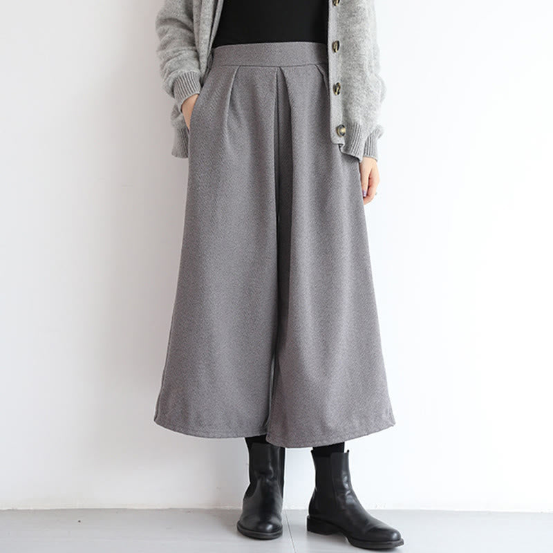 Buddha Stones – Schlichtes Design mit elastischem Bund, Damenhose mit weitem Bein und Taschen in den Längen 7–8 - image 6