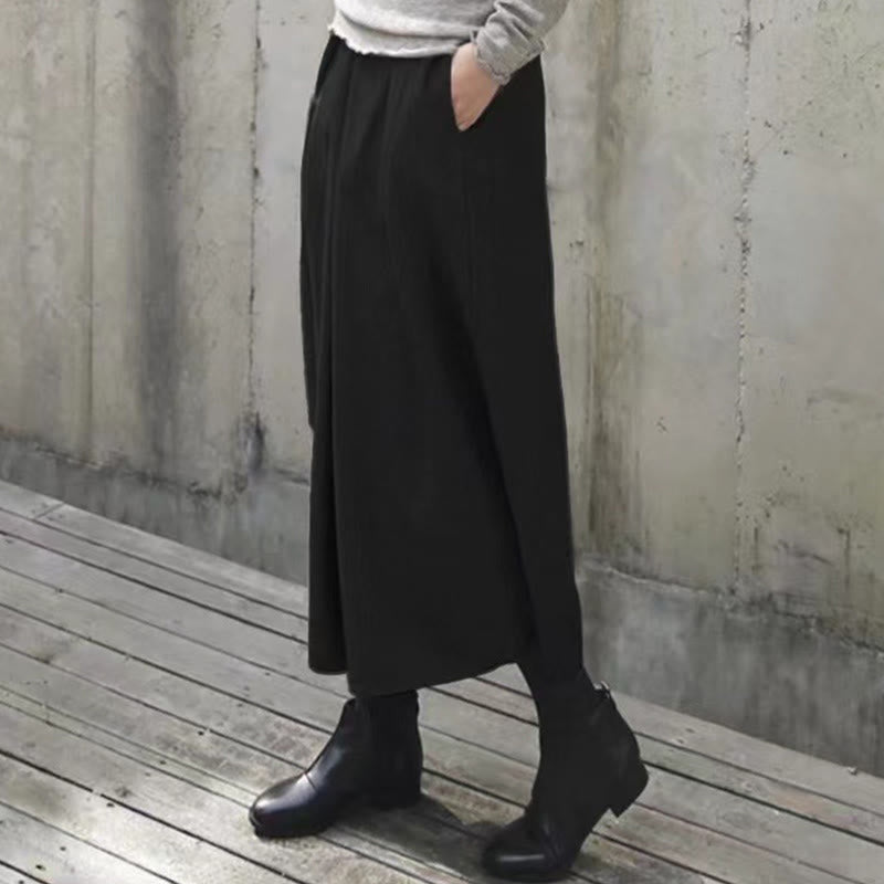 Buddha Stones – Schlichtes Design mit elastischem Bund, Damenhose mit weitem Bein und Taschen in den Längen 7–8 - image 17