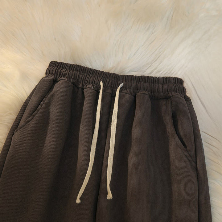 Buddha Stones Damen Patchwork-Hose aus Baumwollcord mit Fleecefutter und weitem Bein und Taschen - image 3