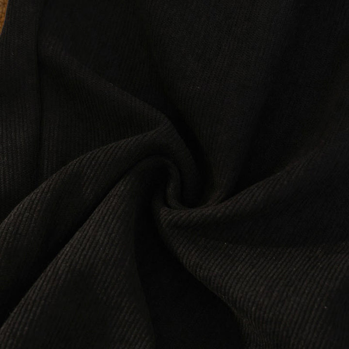 Buddha Stones Damen Patchwork-Hose aus Baumwollcord mit Fleecefutter und weitem Bein und Taschen - image 20