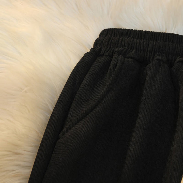 Buddha Stones Damen Patchwork-Hose aus Baumwollcord mit Fleecefutter und weitem Bein und Taschen - image 19