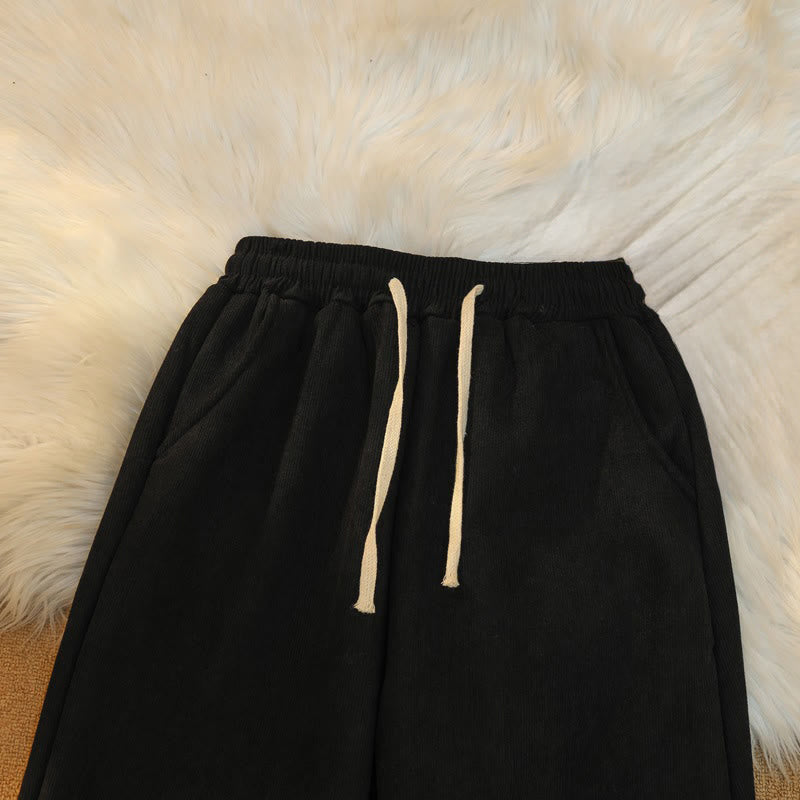 Buddha Stones Damen Patchwork-Hose aus Baumwollcord mit Fleecefutter und weitem Bein und Taschen - image 7
