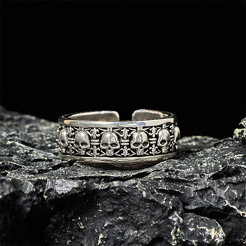 Buddha Stones Der Herr des Leichenwaldes Kupferschädel Neuanfangsring - image 2