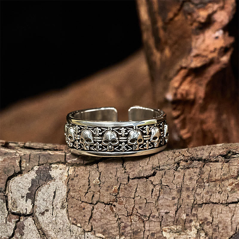 Buddha Stones Der Herr des Leichenwaldes Kupferschädel Neuanfangsring - image 8