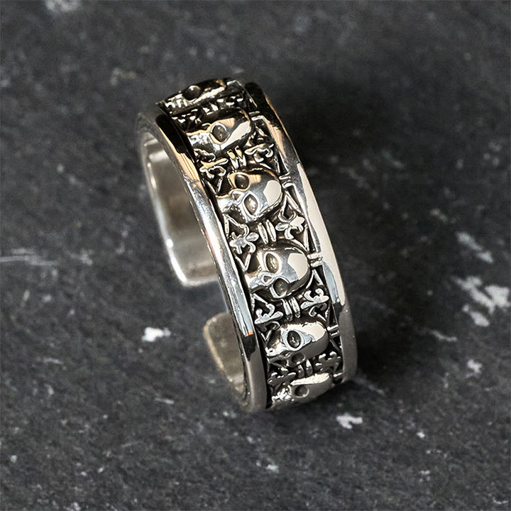 Buddha Stones Der Herr des Leichenwaldes Kupferschädel Neuanfangsring - image 1