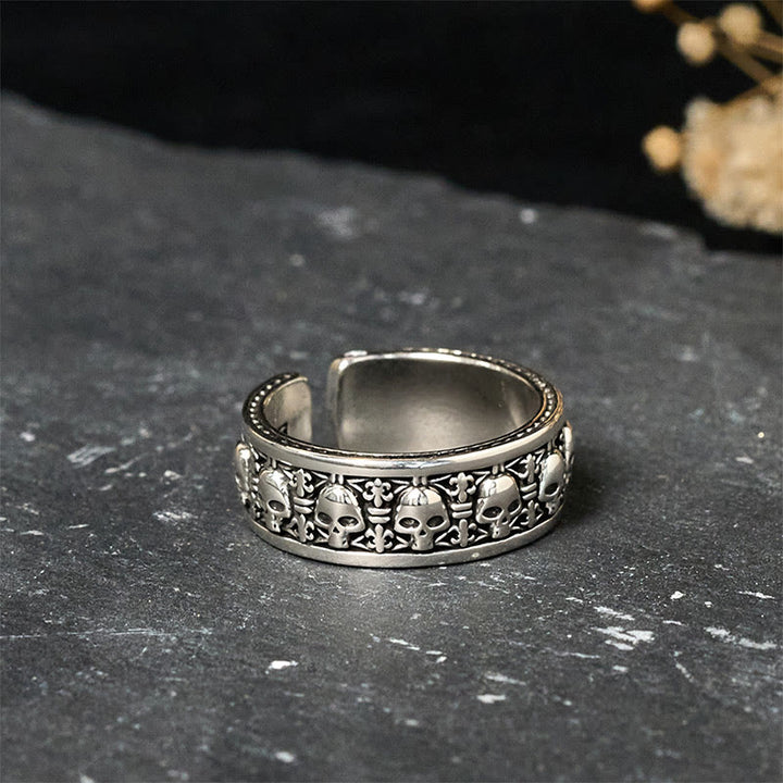 Buddha Stones Der Herr des Leichenwaldes Kupferschädel Neuanfangsring - image 3