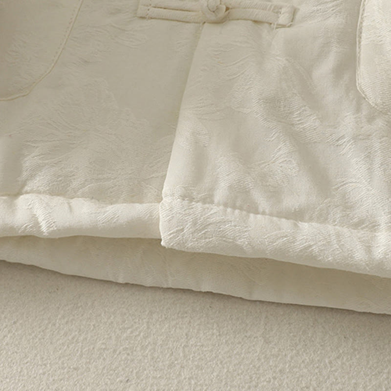 Buddha Stones Damen-Baumwolljacke mit Taschen und einfarbigem Froschknopf-Design, langärmlig - image 14