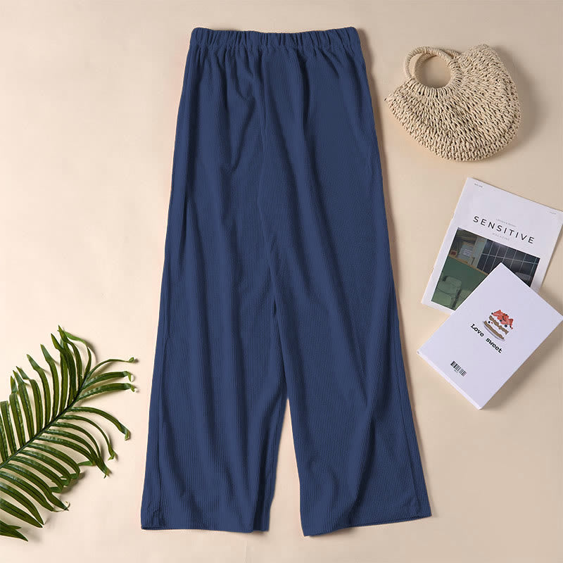 Buddha Stones Lässige Cordhose mit geradem Bein und Taschen für Damen - image 28