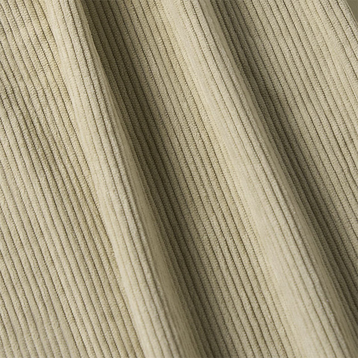 Buddha Stones Damenhose aus schlichtem Cord-Polyester mit weitem Bein und Knöpfen und Taschen - image 10