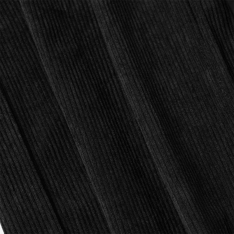 Buddha Stones Damenhose aus schlichtem Cord-Polyester mit weitem Bein und Knöpfen und Taschen - image 27