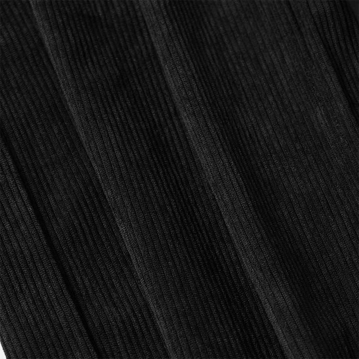 Buddha Stones Damenhose aus schlichtem Cord-Polyester mit weitem Bein und Knöpfen und Taschen - image 27