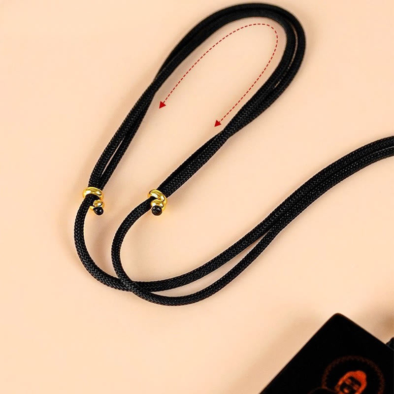 Buddha Stones, chinesisches Tierkreiszeichen, Buddha Fu-Zeichen, Lackkunst, Sandelholz-Anhänger-Halskette - image 26