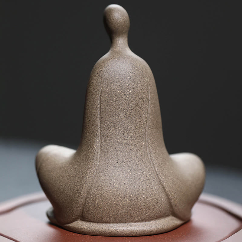 Buddha Stones, formloser Buddha, betende Keramikstatue, Zen-Dekoration, 5 x 2,5 x 5,3 cm - image 4