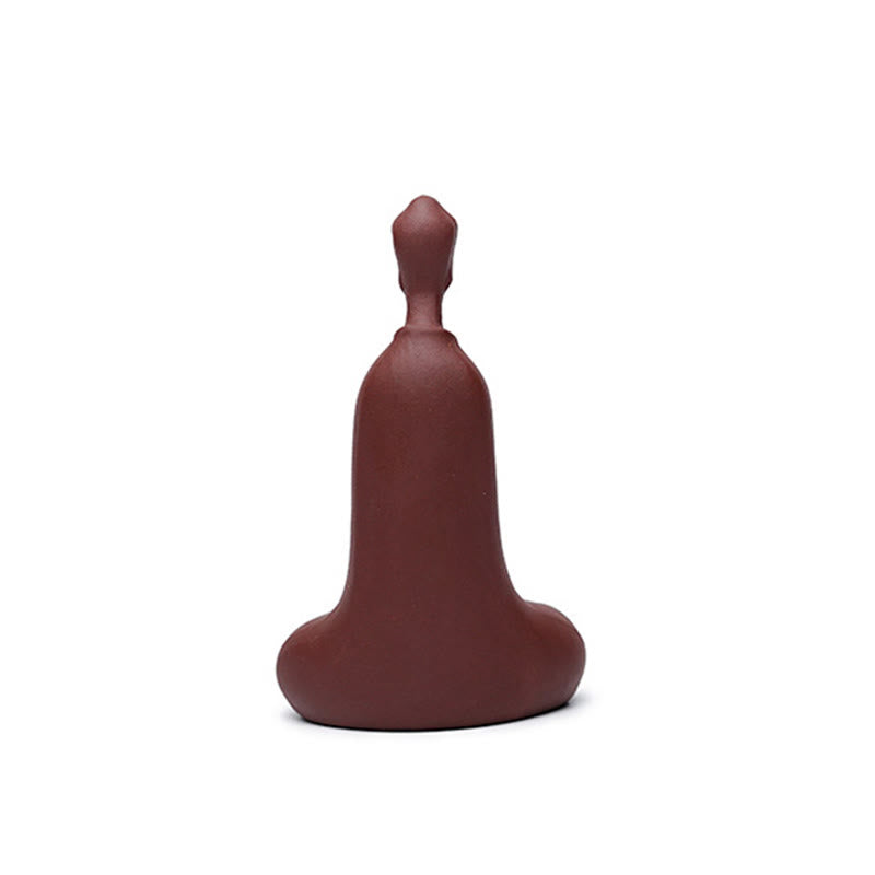 Buddha Stones, formloser Buddha aus violettem Ton, Ruheoase, Dekoration für Zuhause und Schreibtisch, 5,7 x 9,6 cm - image 7