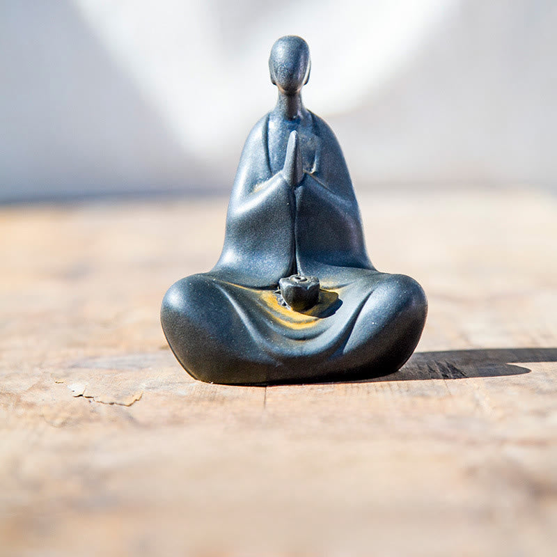 Buddha Stones, handgefertigt, formloser Buddha, Eisenpulver, Rostguss, Harz, Statue, Dekoration, 11,5 x 9 x 6,5 cm - Buddha 11,5 x 9 x 6,5 cm - image 0