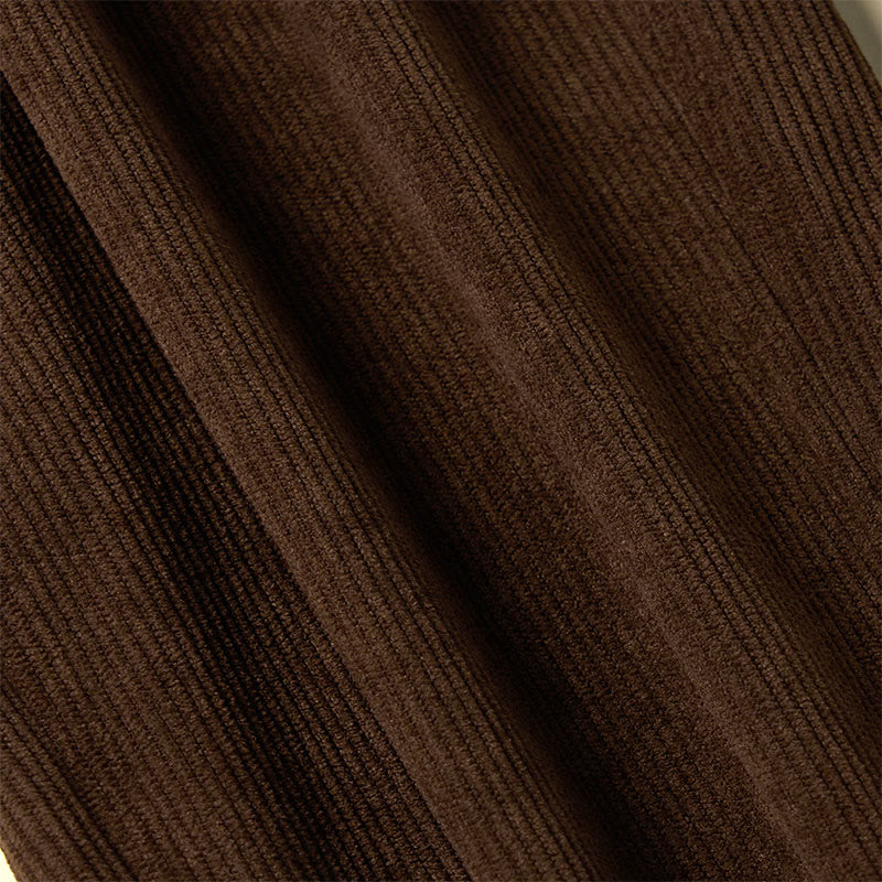 Buddha Stones Damen-Cordhose in Unifarben mit Taschen - image 8