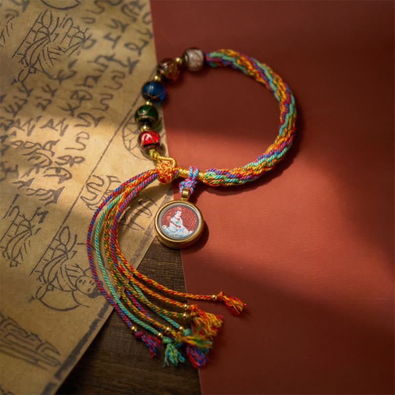 Buddha Stones Thangka-Armband mit chinesischem Tierkreiszeichen und Buddha-Motiv aus Zinnober – ein Segensritual! - image 3