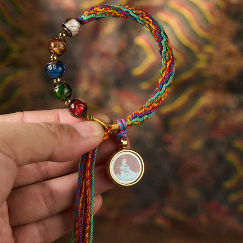 Buddha Stones Thangka-Armband mit chinesischem Tierkreiszeichen und Buddha-Motiv aus Zinnober – ein Segensritual! - image 6