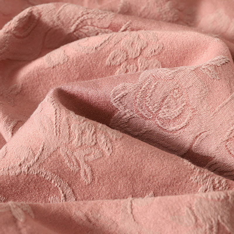 Buddha Stones ​​Frühlings-Langarmshirt aus Baumwolle, schlichtes Jacquard-Design, Zen-Stil - image 16