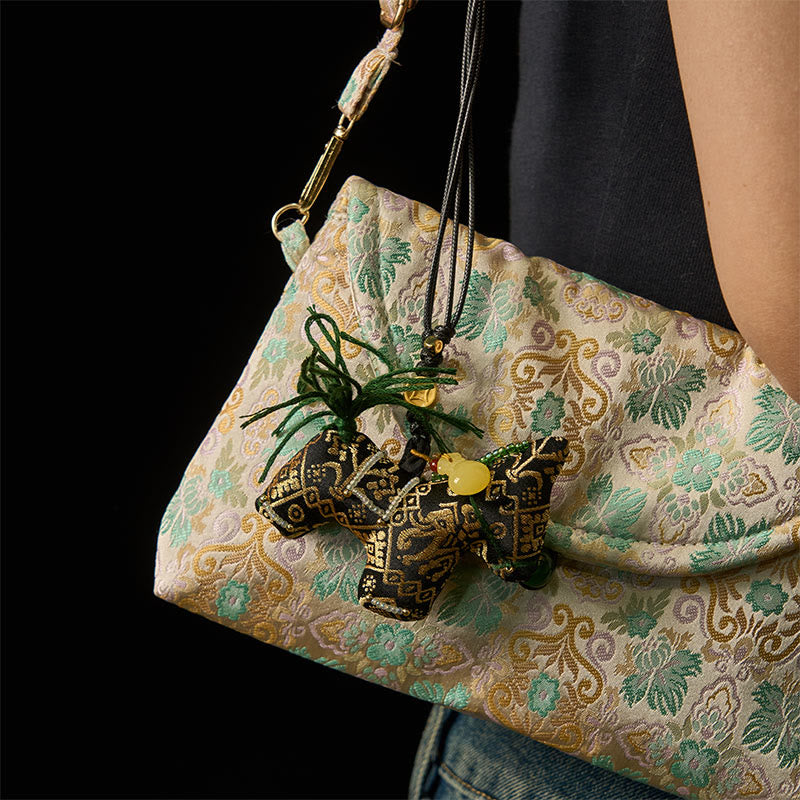 Buddha Stones , Jahr des Pferdes Zhuang, Brokat-Seide, wünscht Ihnen viel Glück, hängende Dekoration - image 4