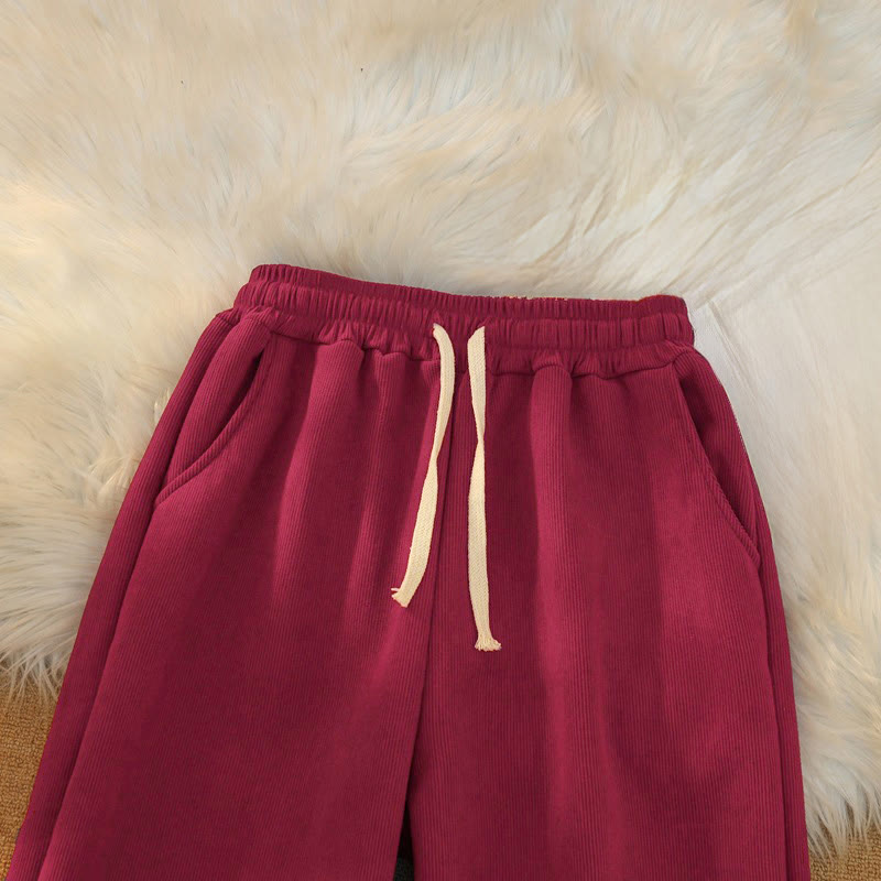 Buddha Stones Damen Patchwork-Hose aus Baumwollcord mit Fleecefutter und weitem Bein und Taschen - image 30