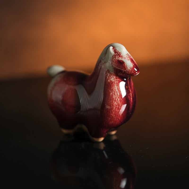 Buddha Stones , Jahr des Pferdes, Keramik, Wohlstands-Heimdekoration - image 1