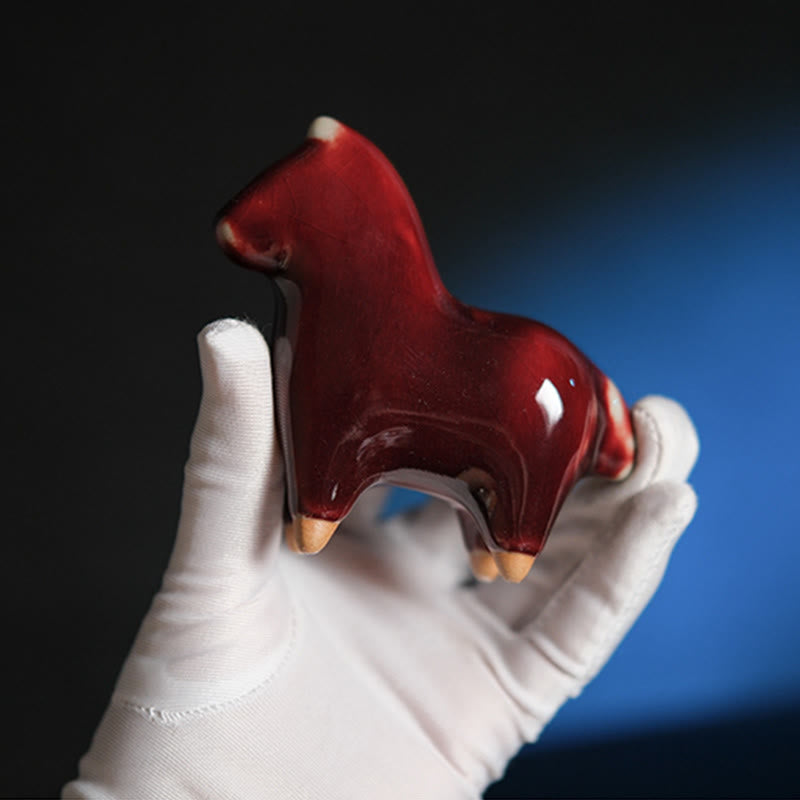 Buddha Stones ​​Jahr des Pferdes Keramik Energie Home Dekoration - image 2