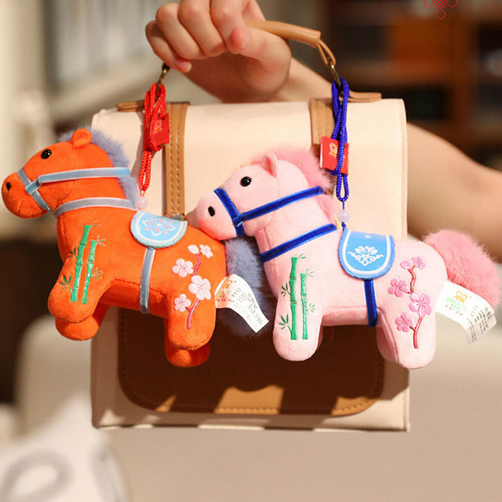 Buddha Stones , Jahr des Pferdes, Bambus, Drache, Lotus, Phönix, Plüschpuppe, Heimdekoration - image 9