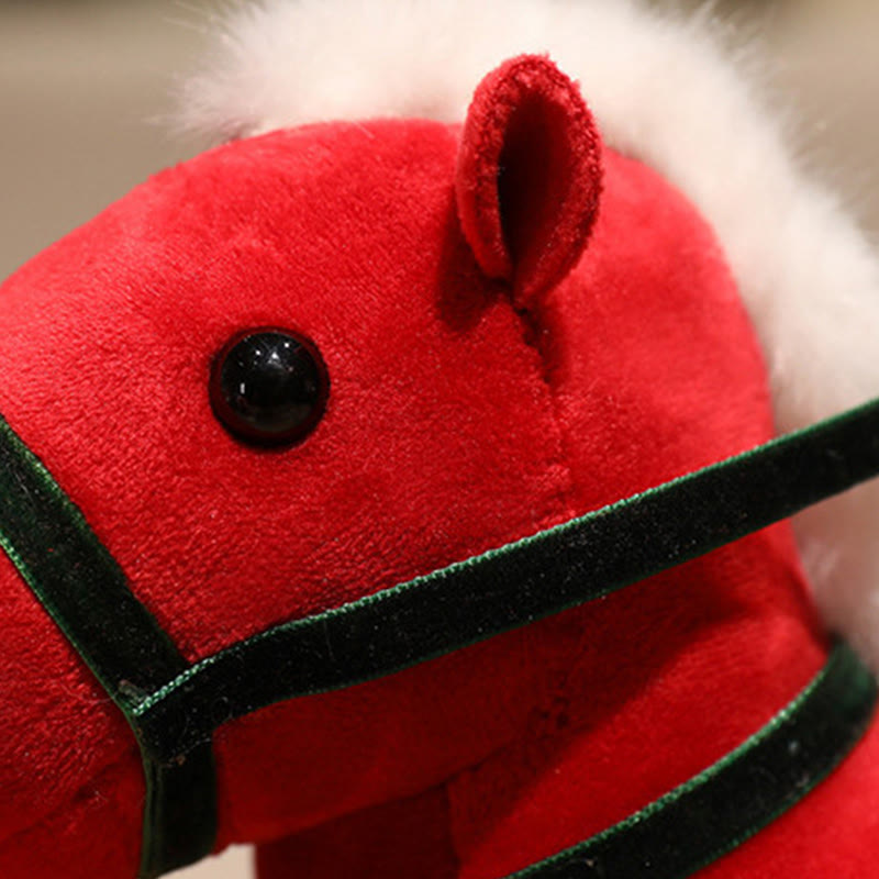 Buddha Stones , Jahr des Pferdes, Bambus, Drache, Lotus, Phönix, Plüschpuppe, Heimdekoration - image 2