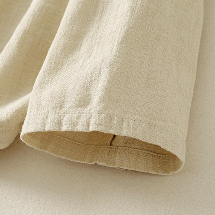 Buddha Stones, schlichtes chinesisches Langarm-T-Shirt mit Froschknopfverschluss, Damen-Baumwoll-Leinen-Mischgewebe, Zen-Stil - image 13