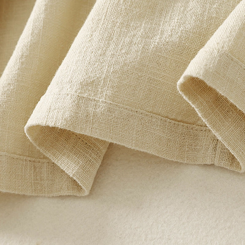 Buddha Stones, schlichtes chinesisches Langarm-T-Shirt mit Froschknopfverschluss, Damen-Baumwoll-Leinen-Mischgewebe, Zen-Stil - image 15