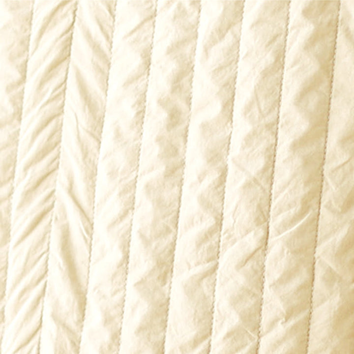 Buddha Stones Damen-Thermojacke aus Baumwolle mit Stehkragen, schlichtem Design, langen Ärmeln und Tasche - image 13