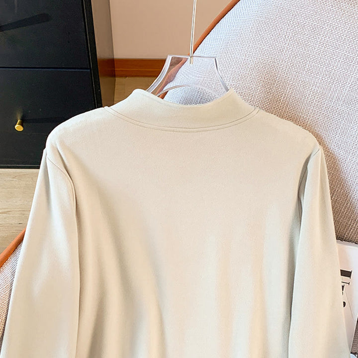 Buddha Stones Frühlings-Baumwollhemd, einfarbig, Stehkragen, Froschknopf-Design, langärmlig - image 7