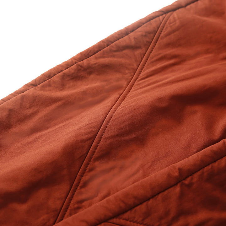 Buddha Stones Damen Winter Haremshose, schlicht, mit elastischem Bund, dicker Verarbeitung und Taschen - image 10