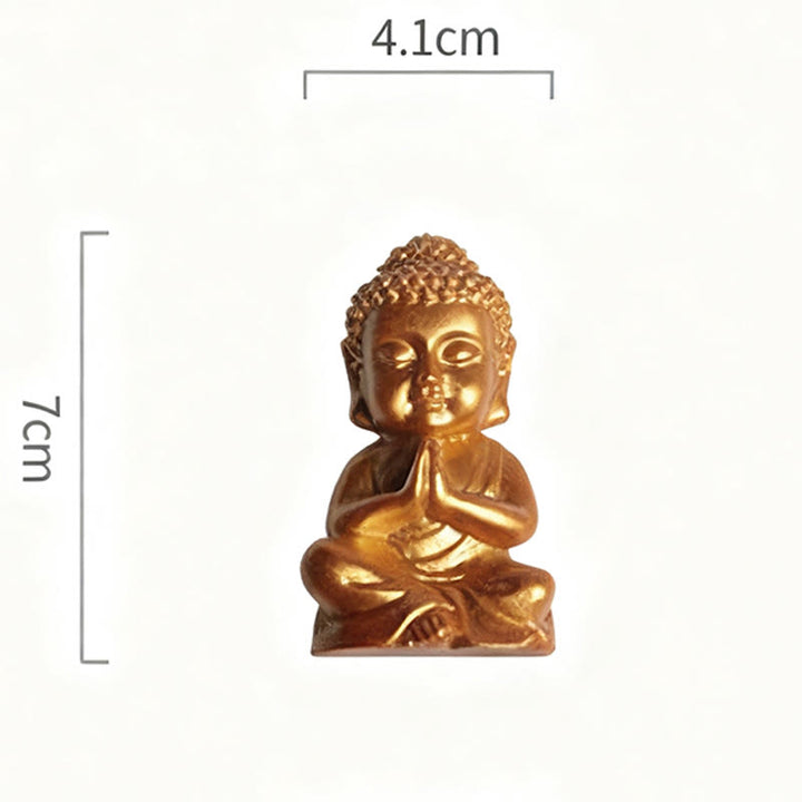 Buddha Stones ​​Tathagata Buddha-Statue Kühlschrankmagnet Heimdekoration - A2-Format 4,1 x 7 x 3 cm (mit Magnetrückseite) - image 3