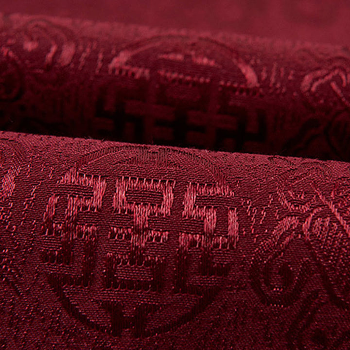 Herren-Tang-Anzugjacke mit Stehkragen, langen Ärmeln und Taschen, verziert mit Buddha Stones -Stickereimuster - image 6