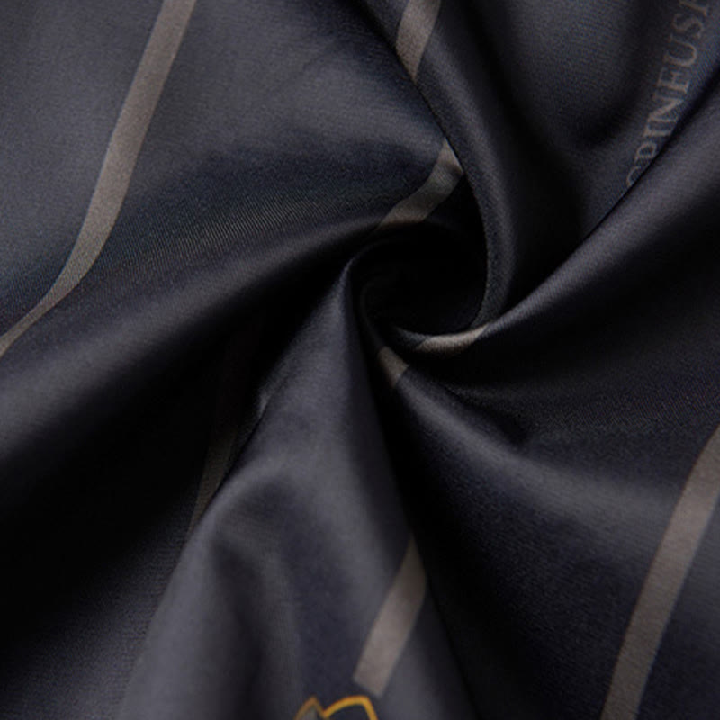 Herren-Tang-Anzugjacke mit Stehkragen, langen Ärmeln und Taschen, verziert mit Buddha Stones -Stickereimuster - image 12