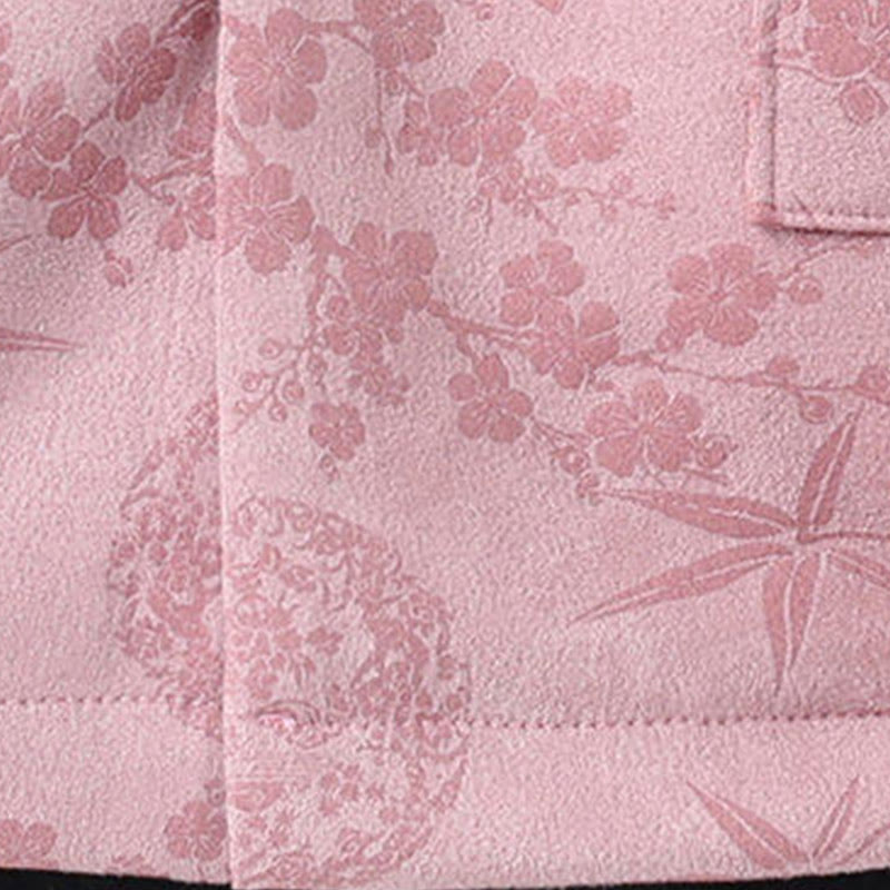 Buddha Stones Herbst Jacquard Bambus Froschknopf Langarm Herren Baumwolljacke mit Taschen - image 17