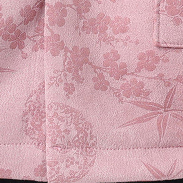 Buddha Stones Herbst Jacquard Bambus Froschknopf Langarm Herren Baumwolljacke mit Taschen - image 17