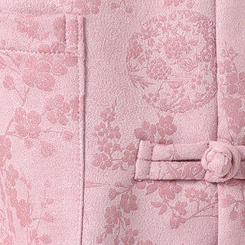 Buddha Stones Herbst Jacquard Bambus Froschknopf Langarm Herren Baumwolljacke mit Taschen - image 16