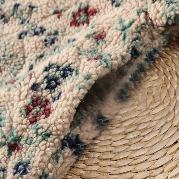 Buddha Stones Damen-Baumwoll-Thermojacke mit Blumenmuster, Knöpfen, langen Ärmeln und Taschen - image 10